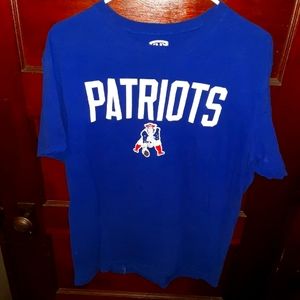 Blue New England Patriots Tshirt